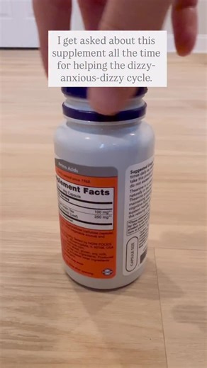 Emily Kostelnik, PhD | Vestibular Psychologist on Instagram: "I finally tried it! This is one of the most commonly-asked questions for the dizzy-anxious-dizzy cycle. What supplements help? I do think it took the edge off, but I was not extremely anxious when I tried it. I didn’t have any sort of histamine reaction to it, either. Woohoo! I think it also helped my sleep on the nights when I took it. ➡️BUT, we also have to ask ourselves what is contributing to my ongoing high anxiety. One VERY comm