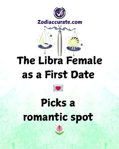 Libra Female Romantic spots and dreamy vibes.