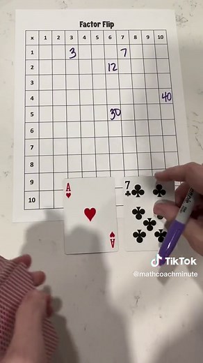 Engaging Math Fact Practice with a Twist on Multiplication Charts