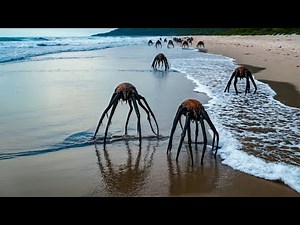 His Camera Caught These Creatures Crawling Out Of The Ocean And Then This Happened...