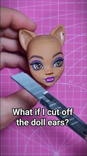 Shocking doll transformation #ooak #monsterhigh #tutorial #diy #barbie #doll #dollrepaint #bratz