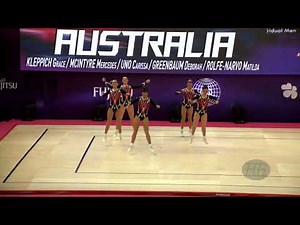 Australia (AUS) - 2022 Aerobic Worlds, Guimaraes (POR) - Group Qualifications