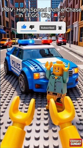 POV: High-Speed Police Chase in LEGO City 🚨🏎️