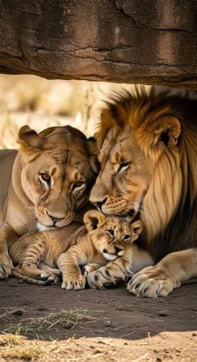 Amazing lion roar echoes through the wild #animales #lion #nature