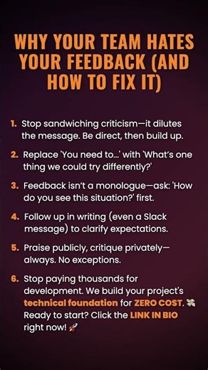 Why Your Team Hates Your Feedback (And How to Fix It) #ad (Verify Info)