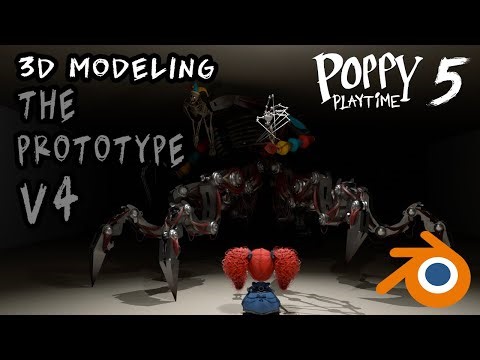 Unschooling with Fin - Prototype v4 3D Model - Poppy Playtime Chapter 5