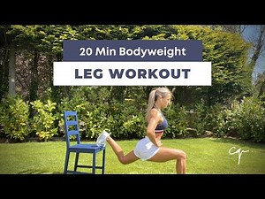 20 Min Leg Workout | Glutes, Thighs & Core Bodyweight | Follow Along