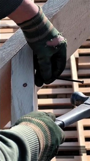 Accurate Corner Nail Set – Professional Timber Assembly Process