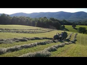 Bailing Hay with a Model G John Deere