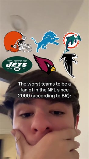 Do y’all agree? Dolphins fan here and we are probably the worst team ever to be a fan of haha at least every other team here has won a playoff game #nfl #nflfootball #falcons #miamidolphins #nfltiktoks