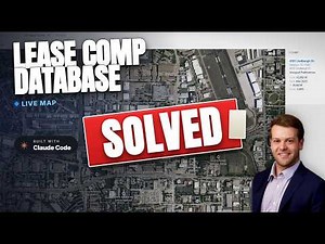 Build a Free CRE Lease Comp Database with Supabase + Claude Code (Map & Dashboard)