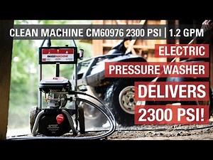 An Electric Pressure Washer that WORKS!