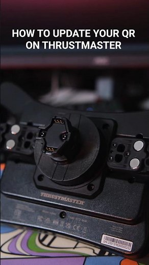 How to update your ‪@THRUSTMASTERofficial‬QR ✅ #simracing #thrustmaster #simracinggirl #gaming