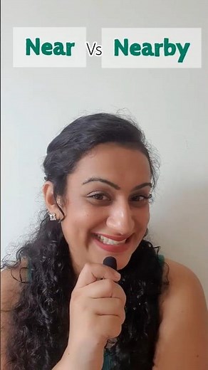 👉 Near vs Nearby | Easy English Explanation with Examples #english #nearvsnearby #esl #vocabulary