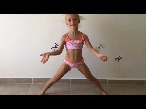 Girl Gymnast Viktoriya -Our Stretching and Flexibility Lesson at Home, in Odessa