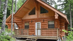 2.1K views · 140 reactions | Cascade Handcrafted Log Cabins On a Peaceful Property | Tiny Homes | Facebook