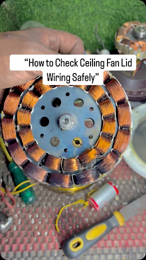 “How to Check Ceiling Fan Lid Wiring Safely” | Ugrasen Kumar