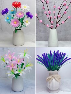 554K views · 17K reactions | Different Types of Beautiful Flower Crafts | Home Decor | Facebook
