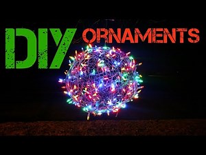 How to make Christmas light balls.