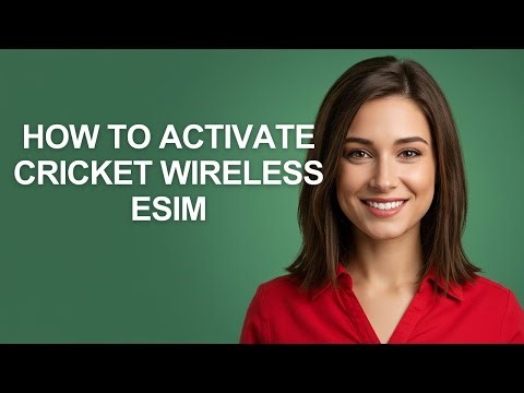 How to Activate Cricket Wireless Esim - AshleyHowTo