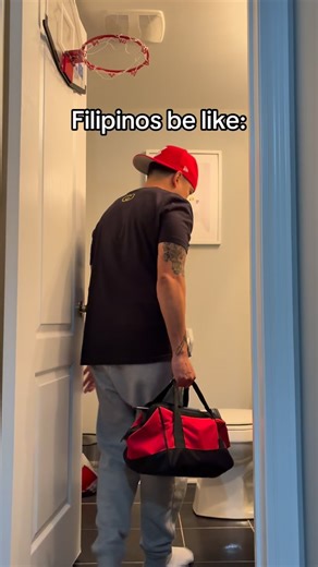 If you don’t know, it is very common in a Filipino home to use a bucket/cup of some sort (called tabo) to help rinse you clean after using the bathroom 😏… on that note…who hangs their tabo?? GOUCCI tees are available at WWW.GOUTGANG.COM or tap the link in my bio #filipino #filipinosbelike #filipinorelatable #tabo #filipinotiktok #filipinogram #filipinos #filipinoculture #filipinohomes #filipinohome #filipinocanadian #filipinoamerican #filam #filcan #pinoy #pinoypride | Justin Radam