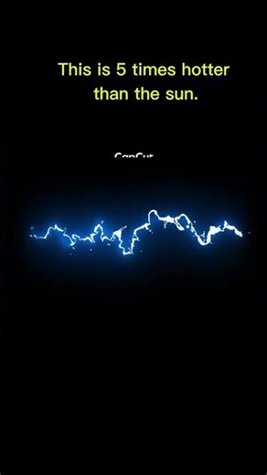 Why lightning is hotter than the sun. #physics #lightning #science #storm #thunder #electricity