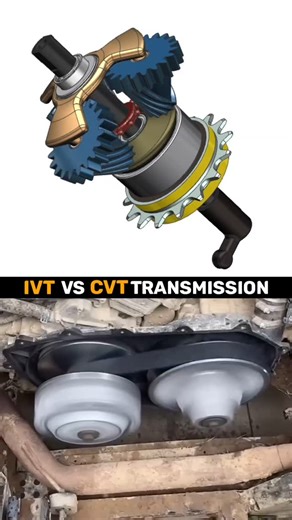 Mechanical Design on Instagram: "IVT vs CVT Transmission"