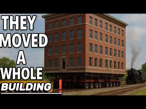 They moved a whole building 😱 #buildingmove #engineeringfacts #didyouknow 