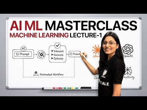 🚀 AI ML Masterclass | Machine Learning Lecture 1 | Introduction & Project Life Cycle