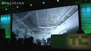 Mike Butcher in the VR/AR Pavilion