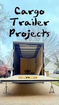 Easy cargo trailer conversion work #ctc #cargotrailerconversion #cargotrailer #diy #camper