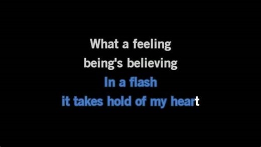 Karaoke What a Feeling - Flashdance - CDG, MP4, KFN - Karaoke Version