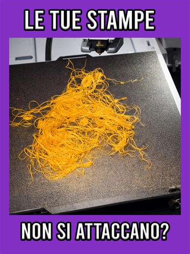 Problemi di adesione al piatto nella stampa 3D