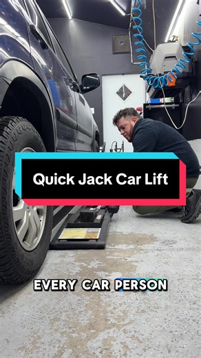 Quick Jack Car Lift for Efficient Vehicle Detailing