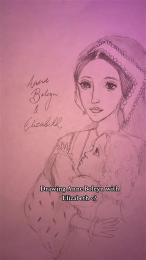 Drawing Anne Boleyn with Elizabeth - Step by Step Tutorial