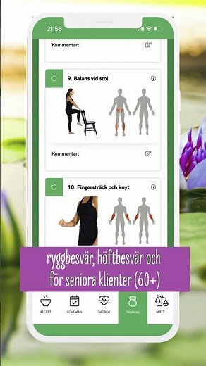 Nya övningar för rehabilitering