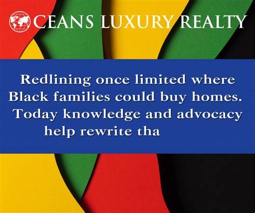 BLACK HISTORY IN REAL ESTATE Day 4: Breaking Barriers in Redlined Communities 🚧 Redlining once limited where Black families could buy homes. Today, knowledge and advocacy help rewrite that story. 💬 Have you heard of redlining before? #OceansLuxuryRealty #BlackHistoryMonth #blackhistoryinrealestate @followers @topfans Crystal Anderson Daytona Regional Chamber of Commerce Daytona Beach News-Journal National Association of REALTORS® Women's Council of REALTORS Daytona Beach Area Ormond Beach Obse