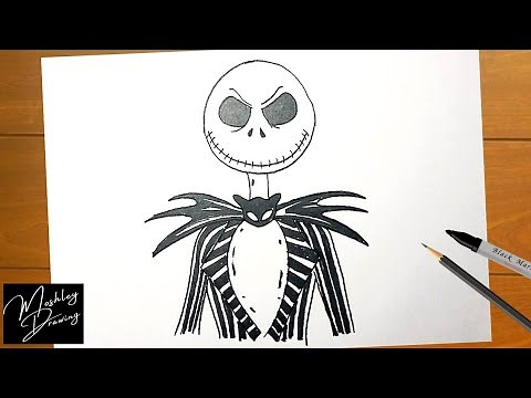 How to Draw Jack Skellington from The Nightmare Before Christmas