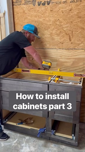 2K views · 53 reactions | How to install cabinets. Part 3 of our...