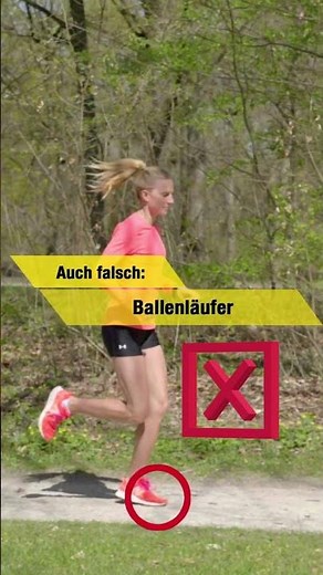 Typische Fehler beim Laufen | So setzt du den Fuß richtig auf! | #shorts #healthyHUK