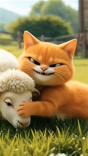 The cat puts on a conductors hat waves baton