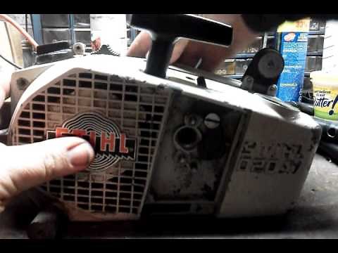 How to disassemble a stihl 020av