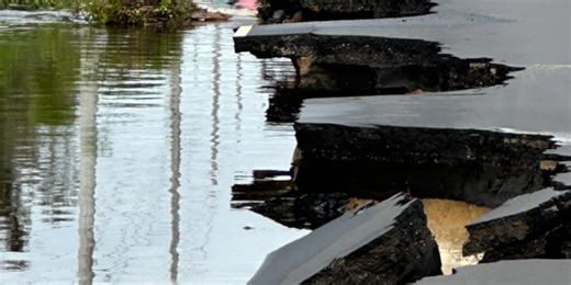 Roadways closed, damaged following severe storms