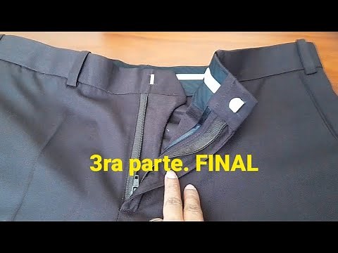 HOW TO MAKE A WAISTBAND FOR MEN'S DRESS TROUSERS (PART 3 FINAL)