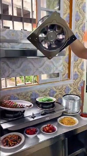 The Most Powerful Exhaust Fan for Busy Kitchens! 🍽️💨#PowerfulFan #KitchenUpgrade
