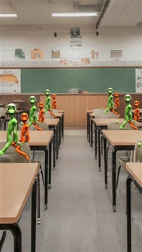 Class room alien dance #shorts #youtubeshorts #aliencostumeideas