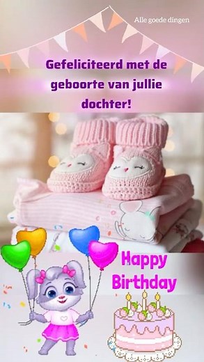 Welkom lief meisje 👶🎀 | Mooie video voor de geboorte van een dochter