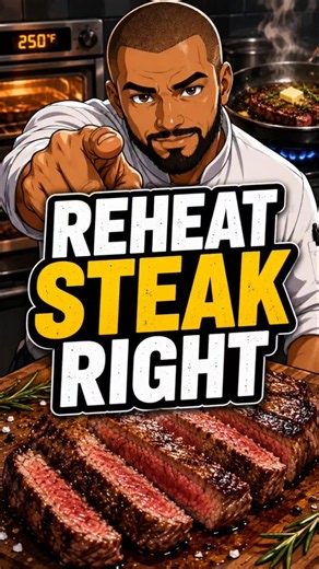 Reheat steak right