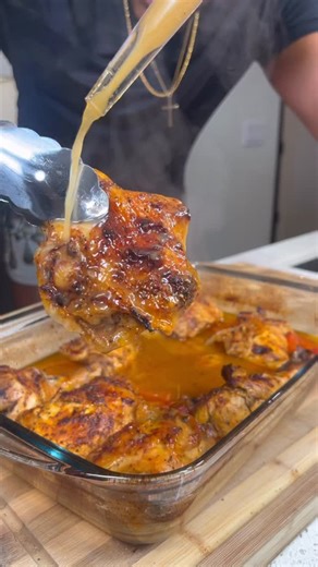 Kolby Kash Chandler on Instagram: "Just a lil something for those days when you don’t feel like cooking! Lemon Garlic Baked chicken, it’s going. To hit every time…Comment “chicken” and I’ll DM you the recipe for the FREE #chefkolbykash . . . #bakedchicken #comfortfood #winterstorm #roastedchicken"