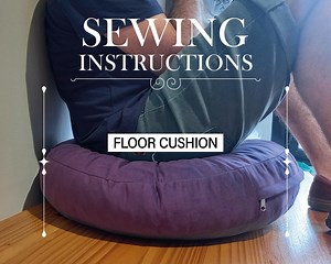 Pouf Floor Cushion Sewing Pattern PDF, Ottoman Pouffe Tutorial, Meditation Pillow Guide, Easy Sewing Project for Beginners Round Seat Pillow - Etsy Canada